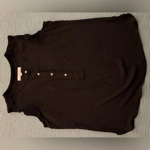LOFT Sleeveless Black Top - Like New